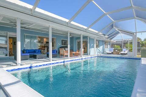 PGI Waterfront w/13.5K Boat Lift & Saltwater Pool