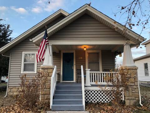 Creekside Craftsman Bungalow in Newton.