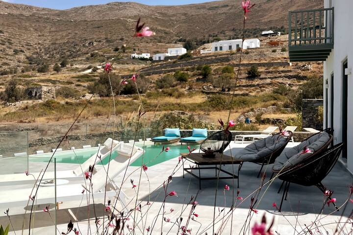 Dream Villas Paros 1, ιδιωτική πισίνα και θέα!