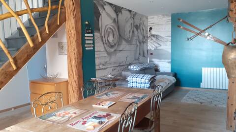 mountain cottage at Le Petit Bonheur