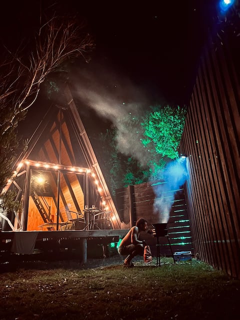 A cabin for couples in the woods of La Pedrera