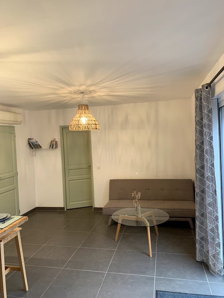 Au Coeur Du Maquis, Proche Plages, T2 + Terrasse - Tizzano