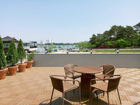 Gyeongpo Courtyard # Private House (2022.05 Open) # Kwan-dong Eight Gyeongpodae View # Gyeongpo Lake View # Gyeongpo Beach (15 minutes on foot)