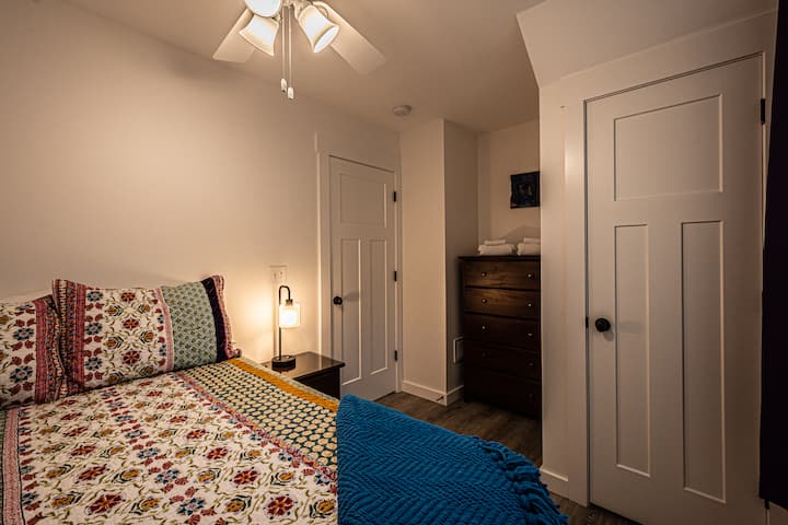 Second Bedroom with Full size bed is one the first floor.