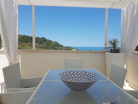 Terrace overlooking the sea with swimming pool IT109004C2C9M2E2CF