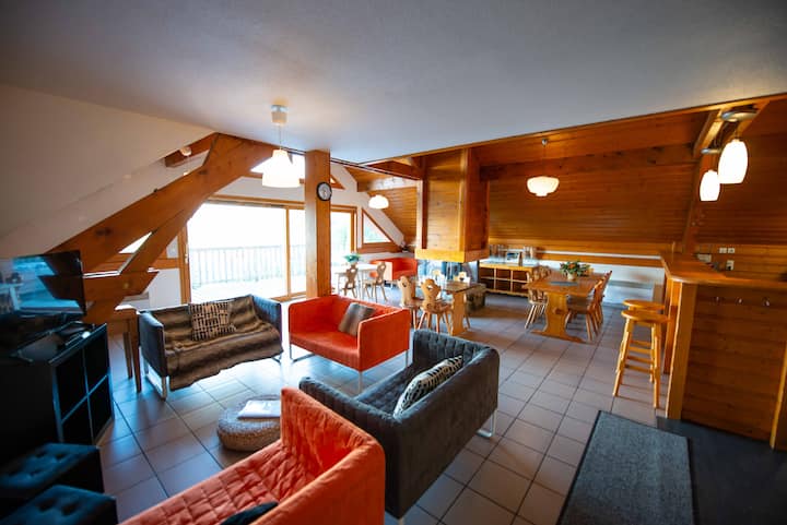Alpe Huez Oz 250m Pistes Jacuzzi Option 25 Pers - Prapoutel