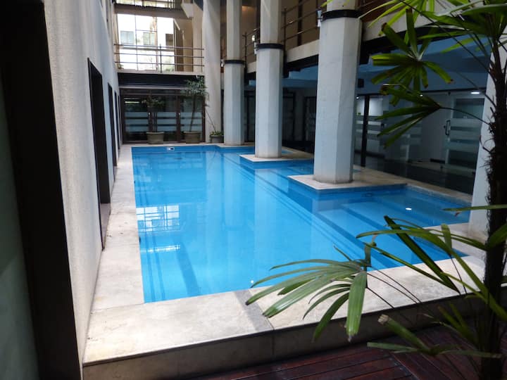 Apartamento de 1 quarto com piscina em Puerto Madero