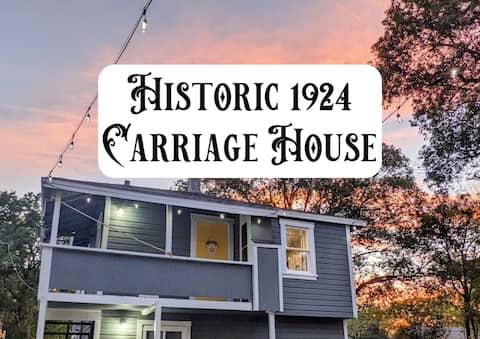 🌟Historic 1924💕Carriage House🏡Quaint & Cozy☀️🪂