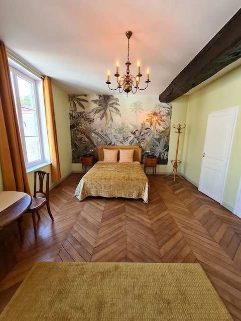 Bourgeois House in the city center with parking