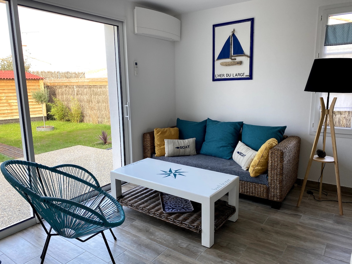 Top Airbnb: La Blanche, recent house, 4 bikes, close to the beach in Noirmoutier En L'île