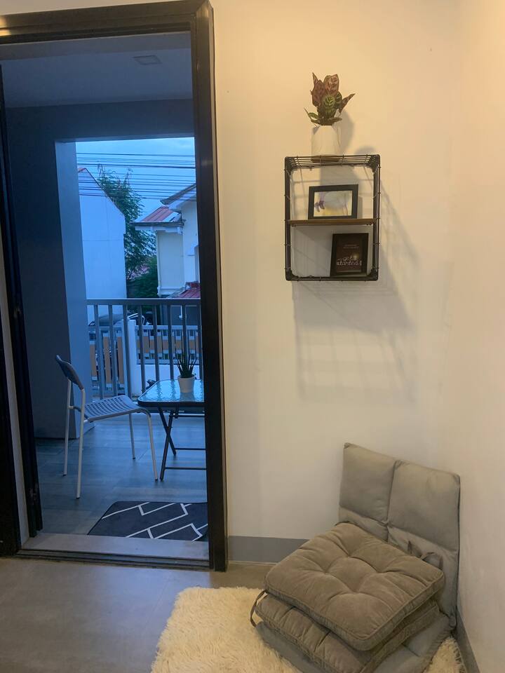 Modern Minimalist 3-bedroom house with patio.