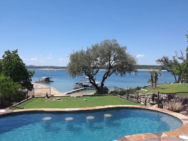 Luxury RESORT Style Home on Lake Travis with Pool