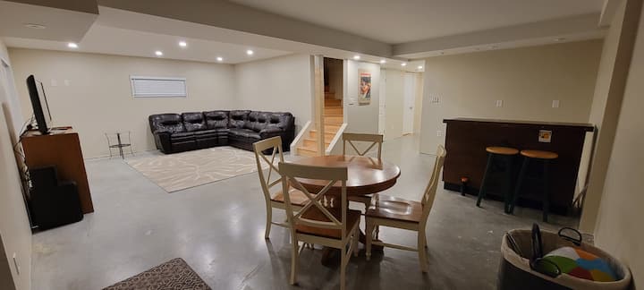 open concept lower level