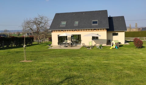 cozy house in a quiet natural setting