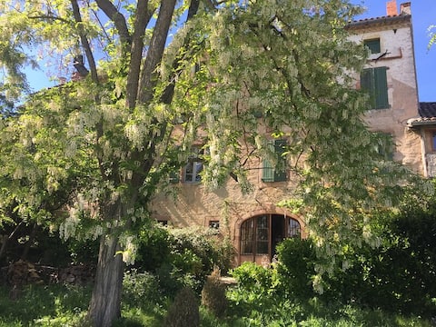 Beautiful village house with pool and valley views