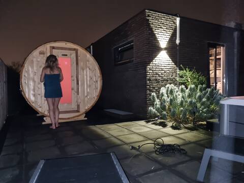 Luxury holiday home with outdoor sauna