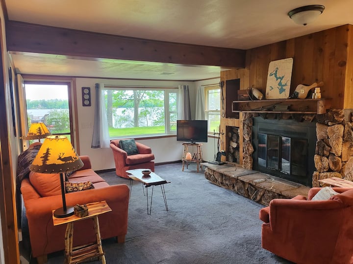 Cozy Cabin on Lake DuBay Cottages for Rent in Mosinee, Wisconsin, United States Airbnb