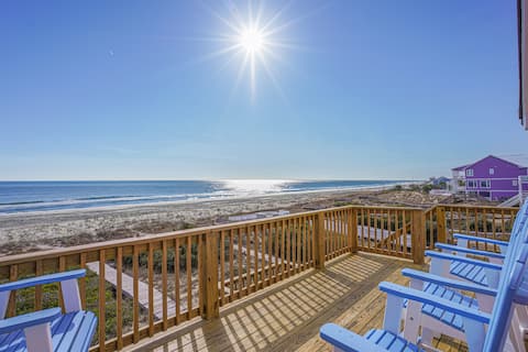 Oceanfront retreat/Stunning Views & Private Access