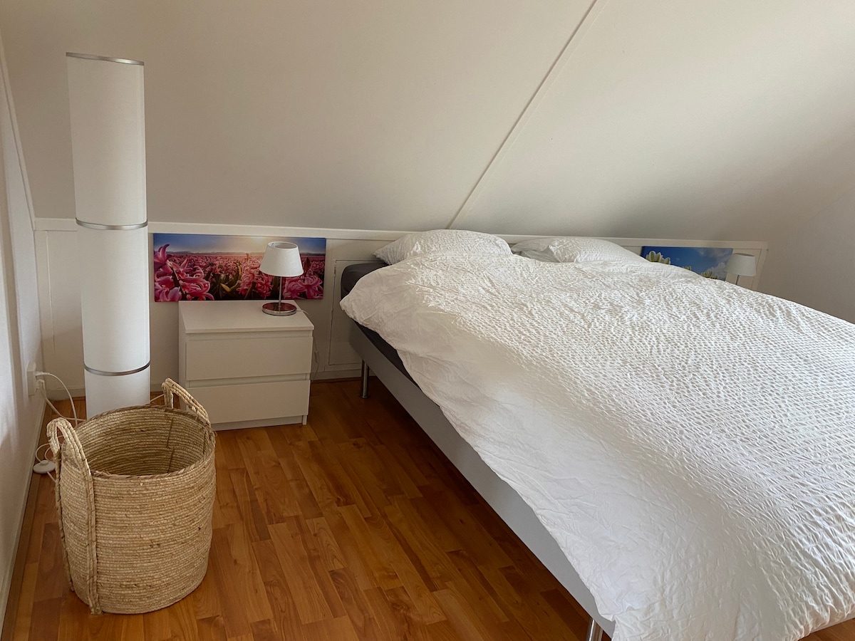 带大双人床的主卧