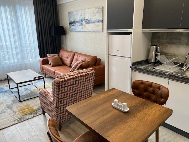Sınırsız İNternet Lüks Eşyalı City 1+1 Twin Yatak - Kayseri