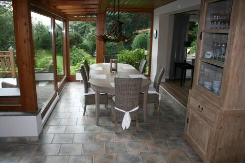 Exclusive apartment in the Harz with sauna and conservatory
