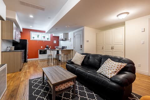 Top performing Airbnb: Tamarack 2BR/2BA Basement • Pet friendly in Fulton Meadows