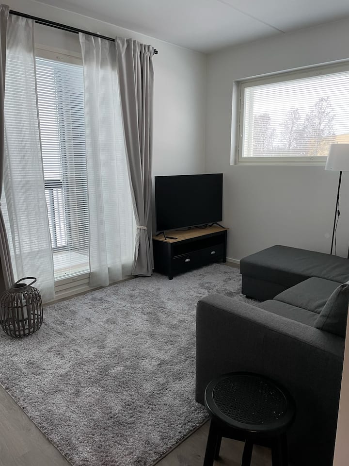 New, air-conditioned, centrally located apartment