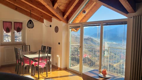 Il Mandala Holiday Home, enchanting view, Sondrio