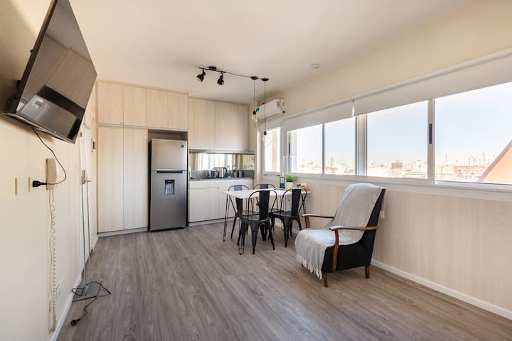 Furnished studio apartment in Recoleta
