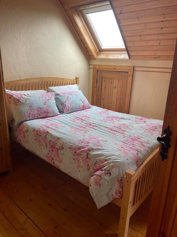 Bedroom 3 is upstairs and has a shared bathroom with bedroom 4