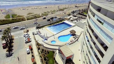 Apart. Av. Del Mar, Wave and Tempered Pool. WiFi.