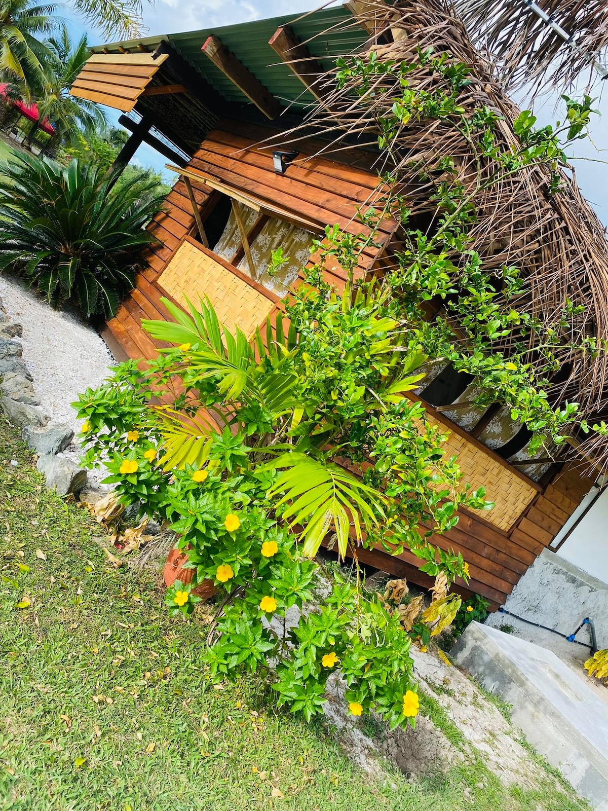 Extérieur du Moanaiti Lodge