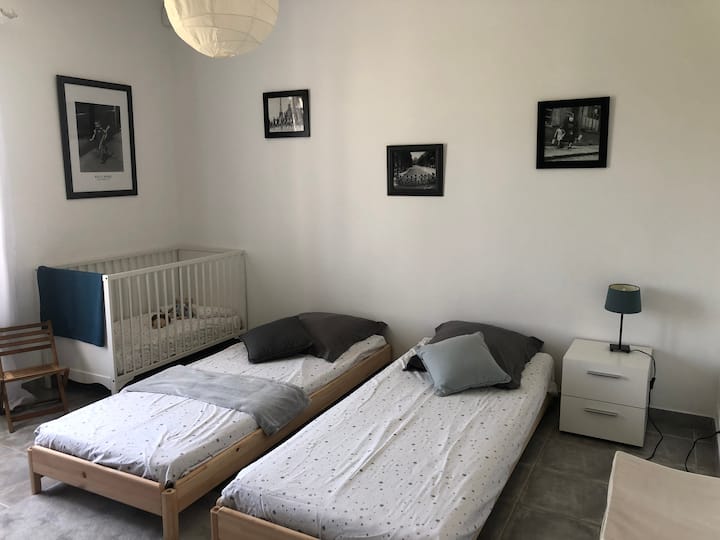 Værelset har plads til 3 børn