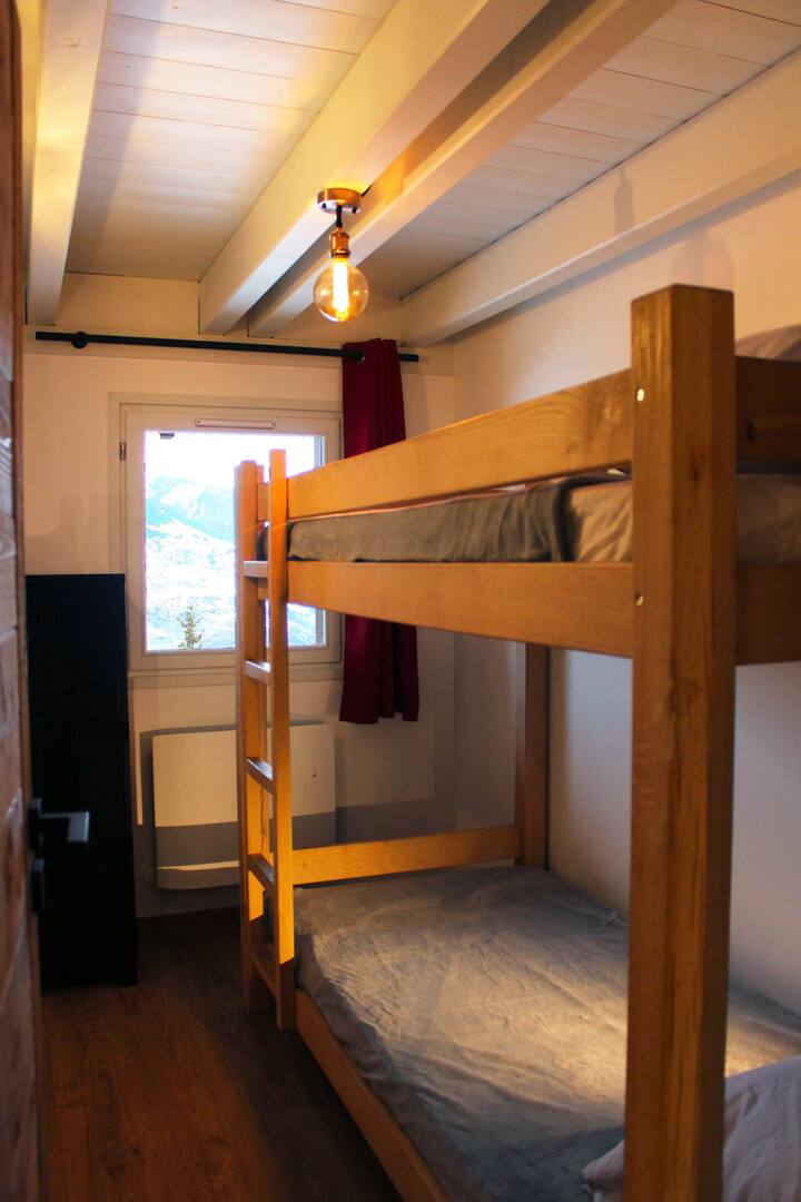 chambre 2 
lits superposés en 90