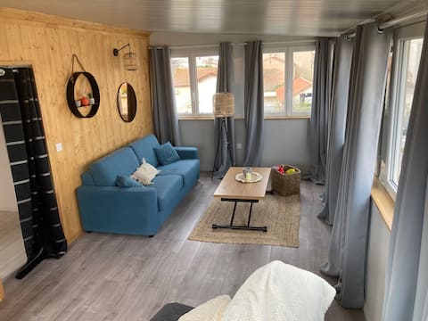 Large 7-room house divided into 2 apartments 200 m from the sea