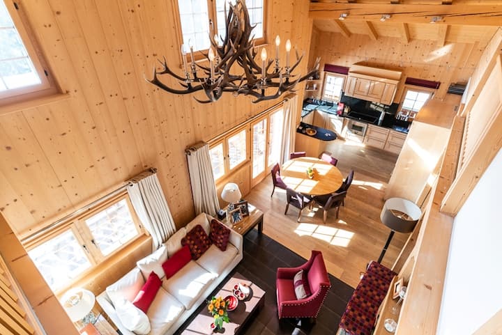 Luxury chalet - private fitness sauna and cinema room