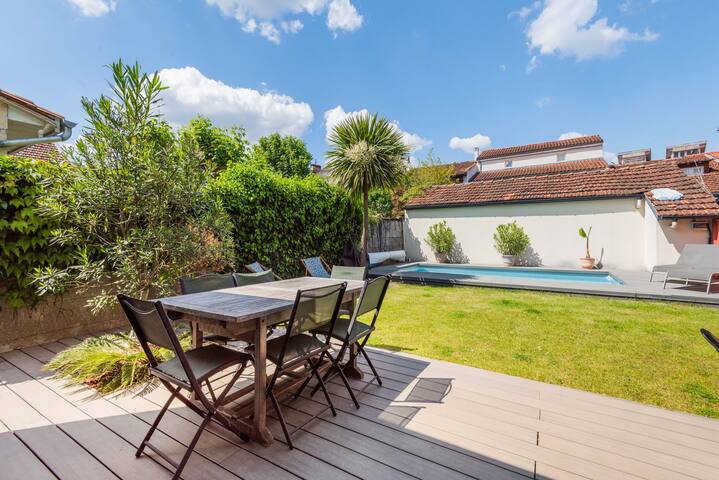 Maison Bel Air avec piscine proche Bordeaux Centre gallery image 3