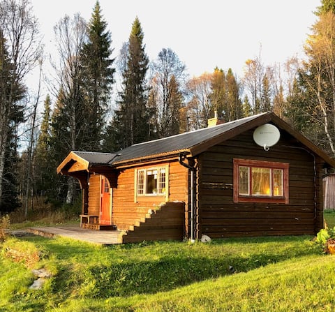 Cozy log cabin Jormvattnet