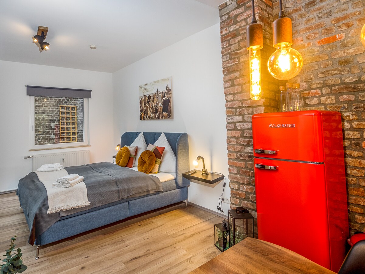 Propiedad de Airbnb exitosa: Studio-Indust:"JUNIK Apartments" Zentral/Netflix. en Neudorf Nord