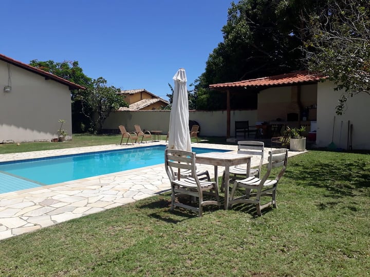 Beautiful house with pool 200m from the beach in Buzios Houses for