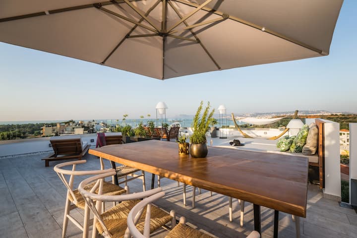 Al Vado Villa - Luxurious & Spacious 1min To Beach - Chania