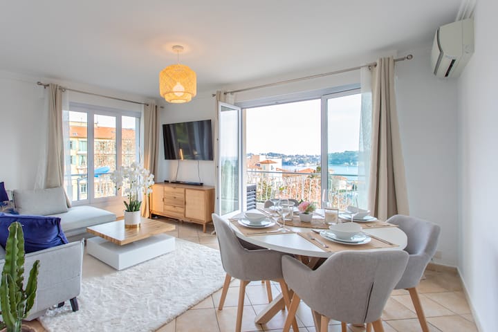 Suite Vue Baie De Villefranche/terrace & Ac - Villefranche-sur-Mer
