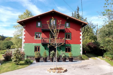 A charming, newly renovated farmhouse