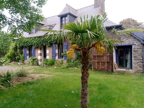 Green Breton in typical village