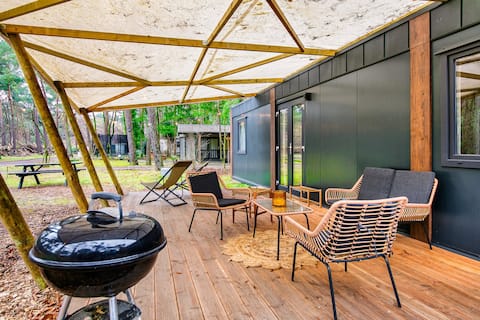 Cosy 4-person chalet in the middle of forest on the Veluwe