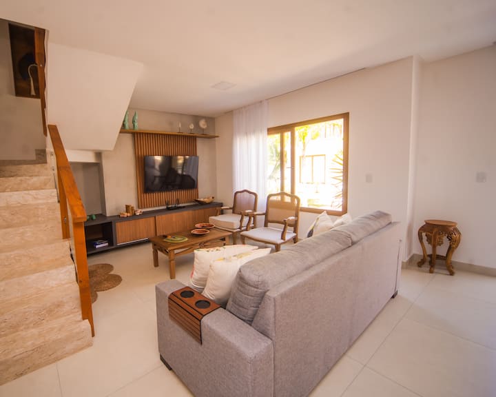 Casa Nova, Arraial, 4 Suítes, 100m Praia Araçaípe - Porto Seguro