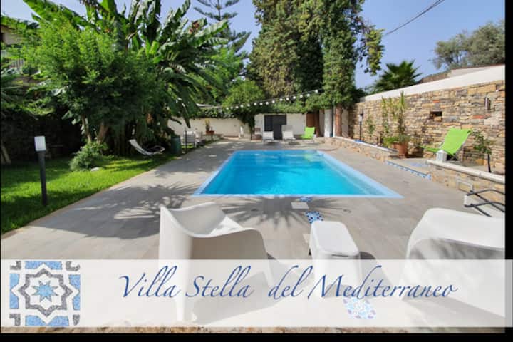 Villa Con Piscina Stella Mediterraneo (10 Posti ) - Palermo, Italy