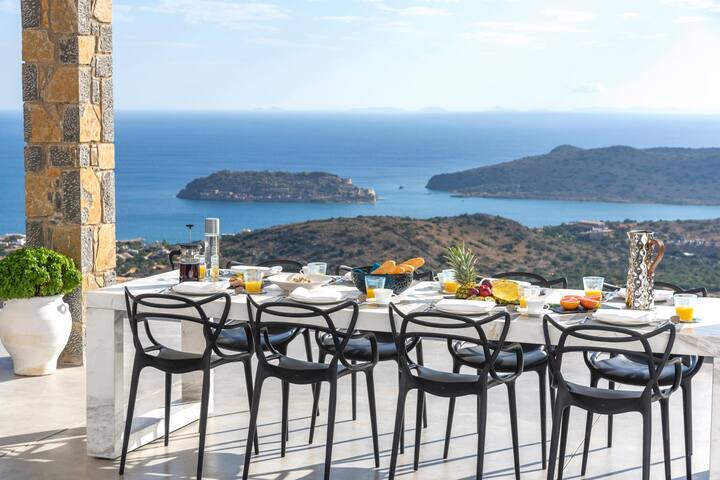 Overlooking Spinalonga island Elounda Deluxe Villa gallery image 5