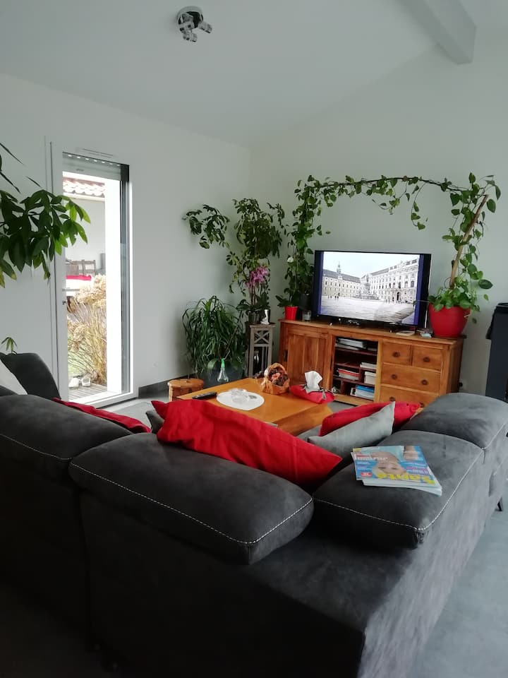 Chambre No 1 Dans Les Landes Avec Un Lit Double - Lit-et-Mixe