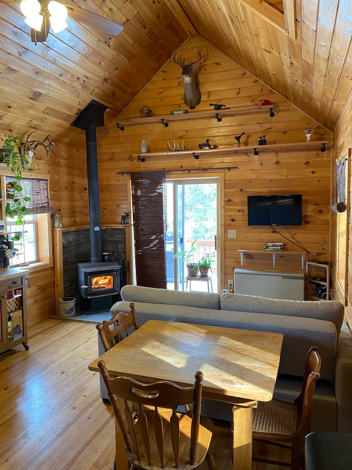 Little Log Cabin With Hot Tub - Margaretville, NY